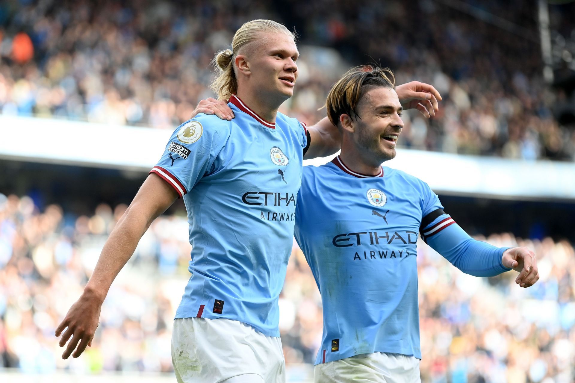 Erling Haaland and Jack Grealish have forged a fond friendship.