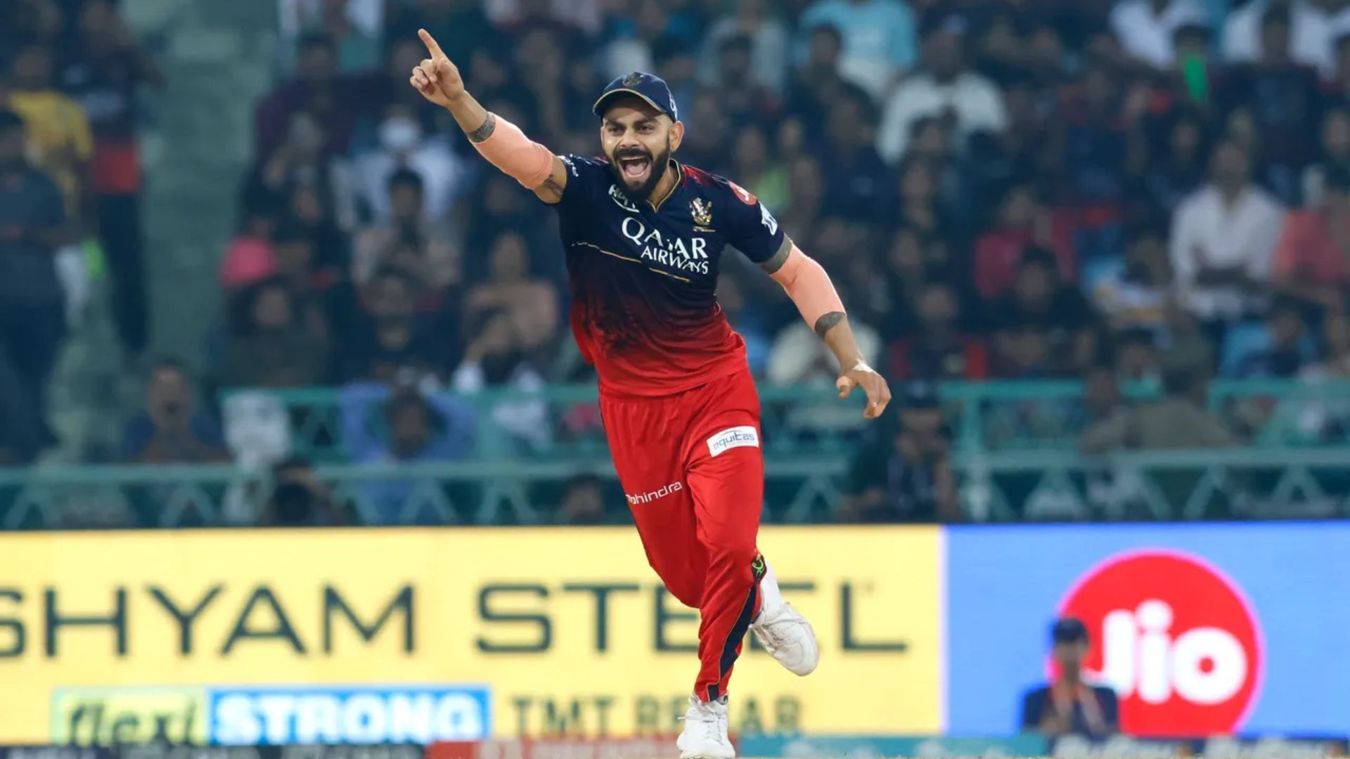 Virat Kohli in action against LSG in IPL 2023 (P.C.:iplt20.com)