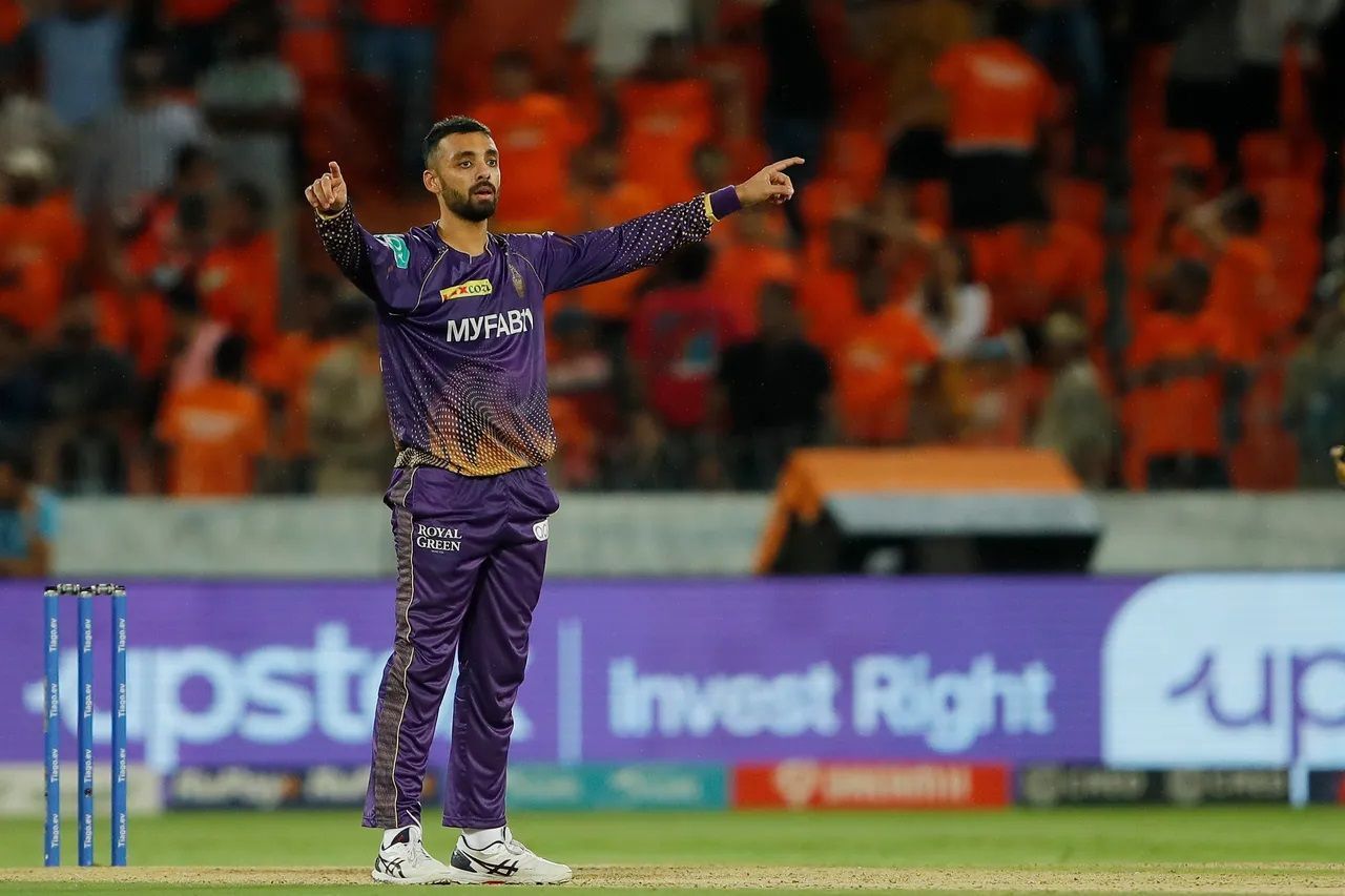 Varun Chakaravarthy was the Player of the Match in KKR&#039;s win vs SRH. [P/C: iplt20.com]