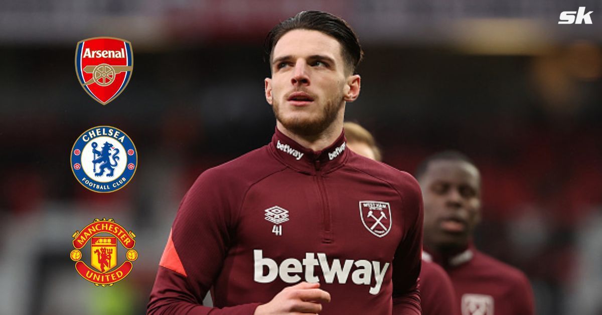 Declan Rice wants Arsenal move despite Manchester United and Chelsea interest.