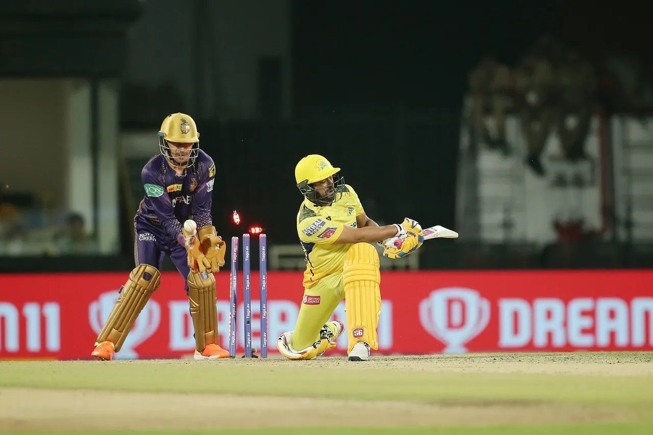 CSK kept on losing wickets at regular intervals. [P/C: iplt20.com]