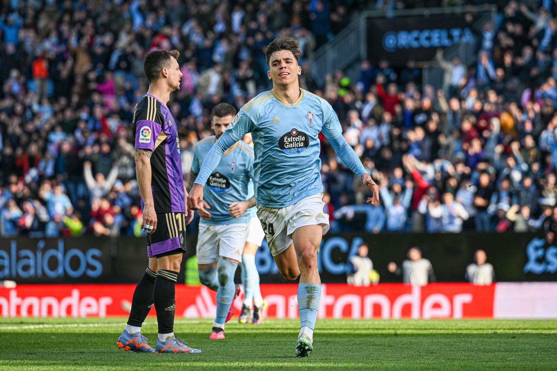 Gabri Veiga has admirers at the Santiago Bernabeu.