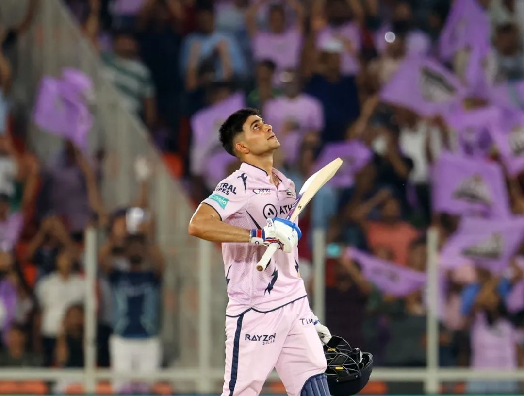 Shubman Gill after hitting a century vs SRH [IPLT20]