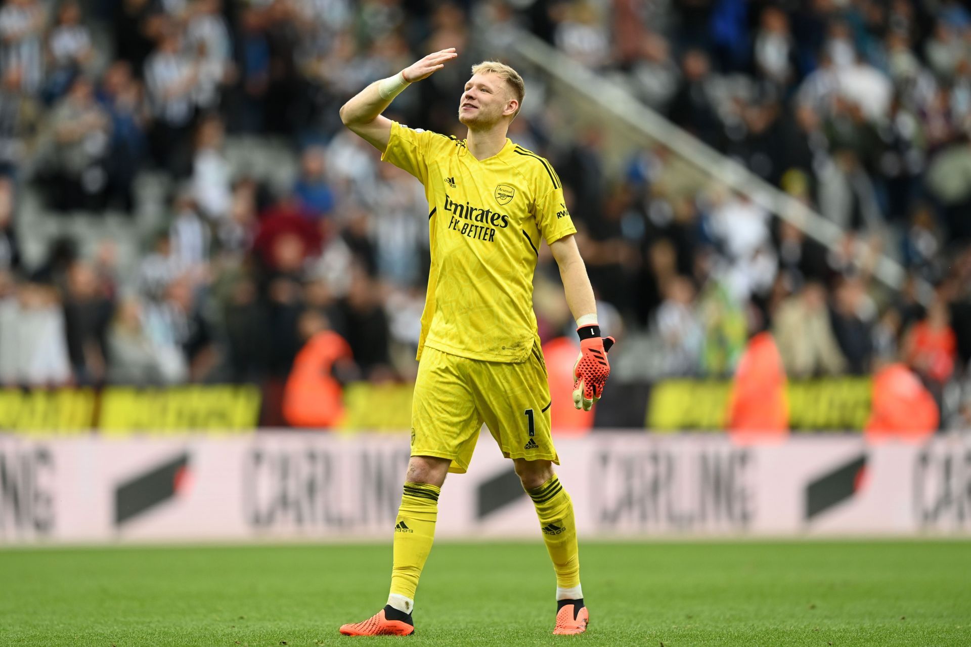 Aaron Ramsdale - Newcastle United v Arsenal FC - Premier League 2022-23 campaign