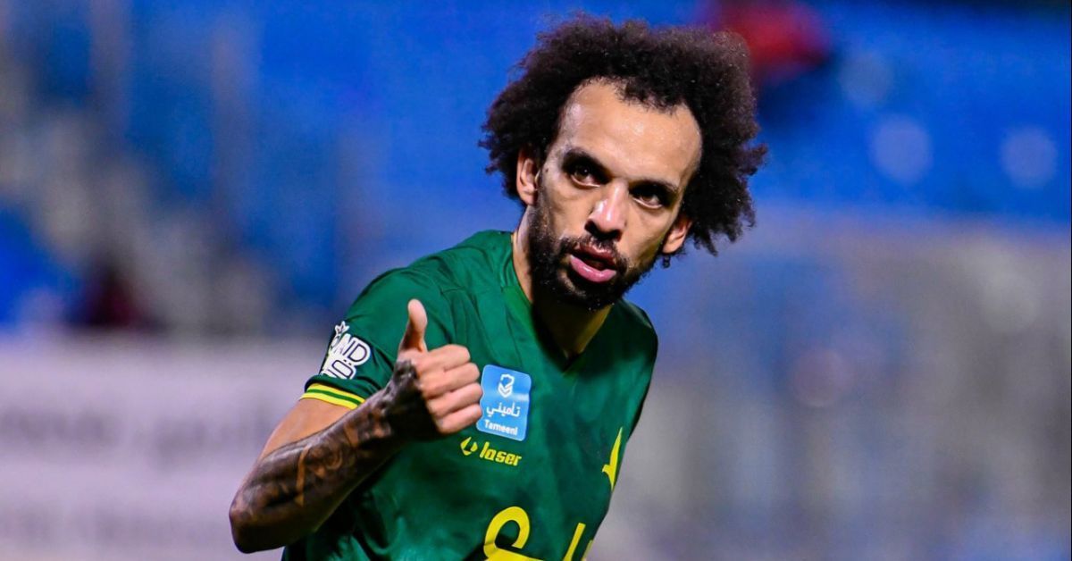 Al-Khaleej forward Fabio Martins.