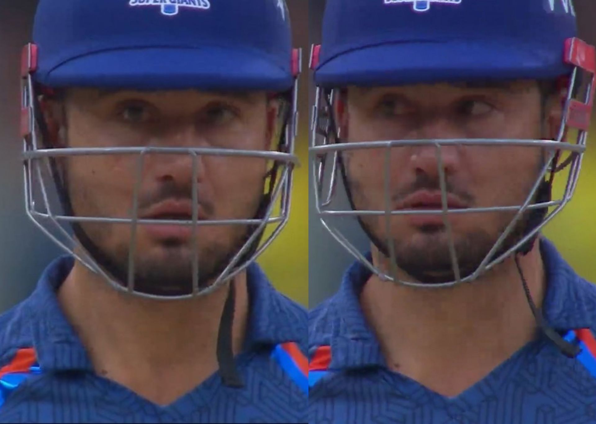 Marcus Stoinis stunned after getting bowled on Wednesday. 