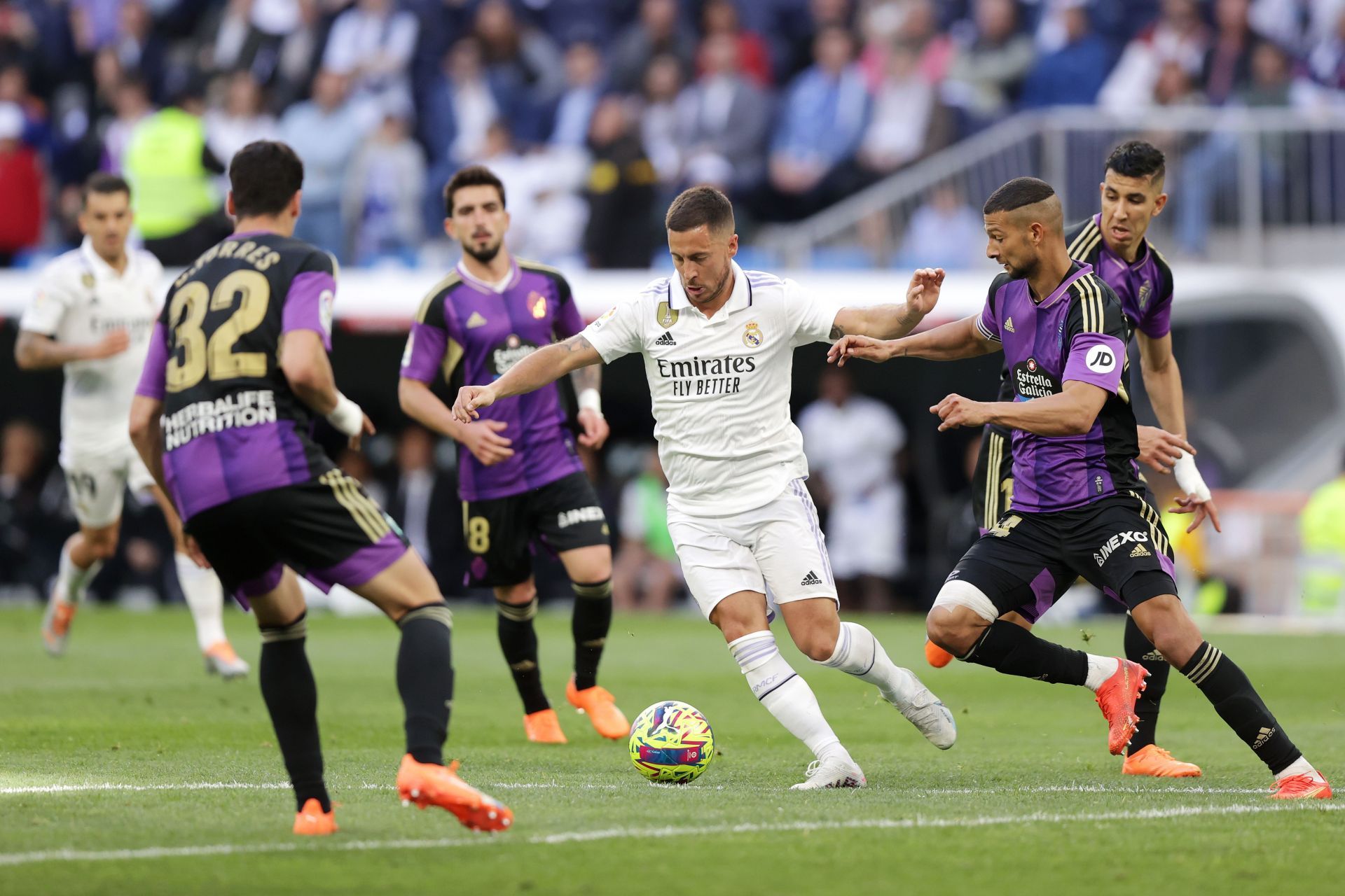 Eden Hazard has struggled for chances at the Santiago Bernabeu.