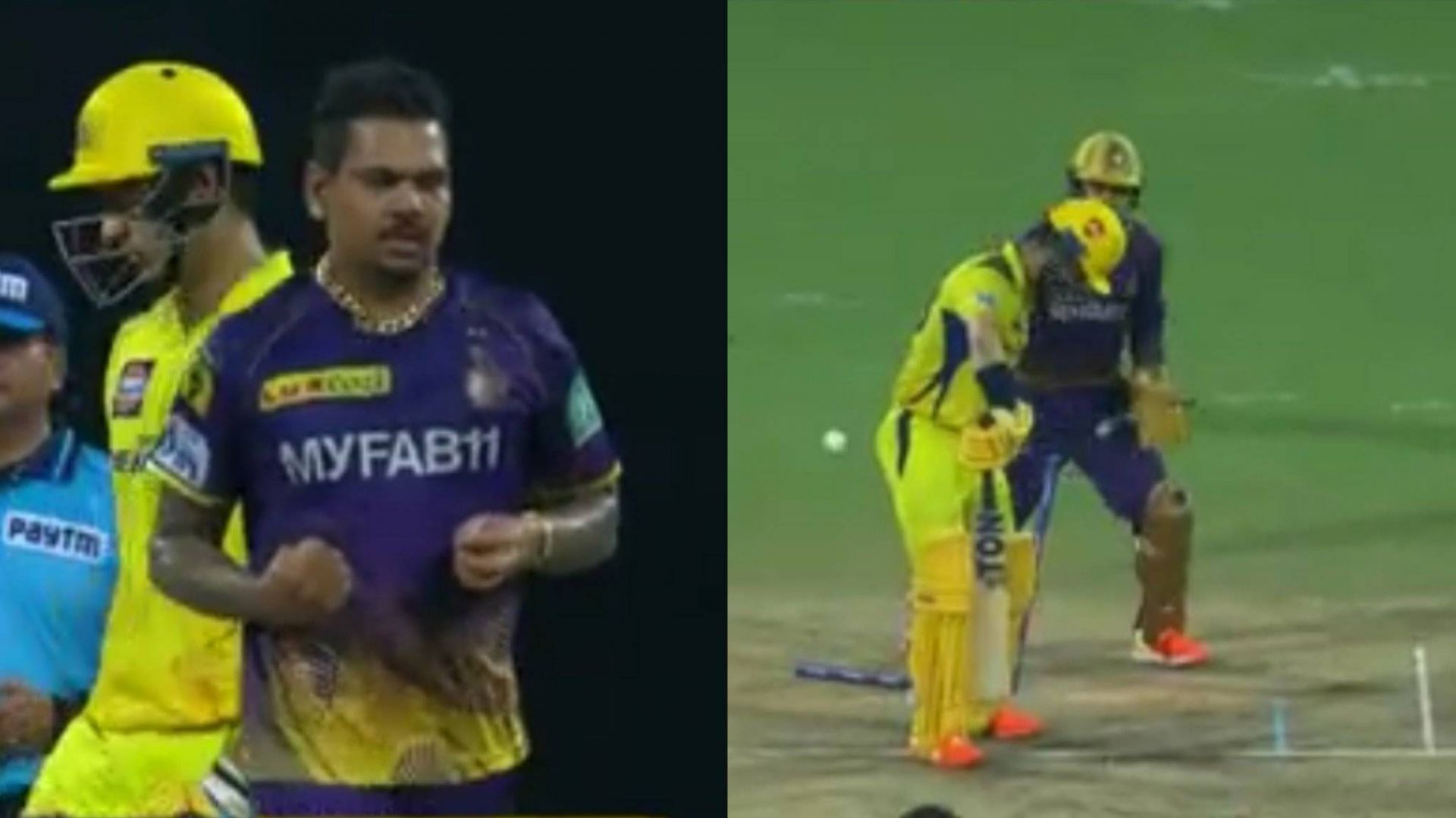 Sunil Narine dismissed Moeen Ali in KKR vs CSK match (Image: IPLT20.com)