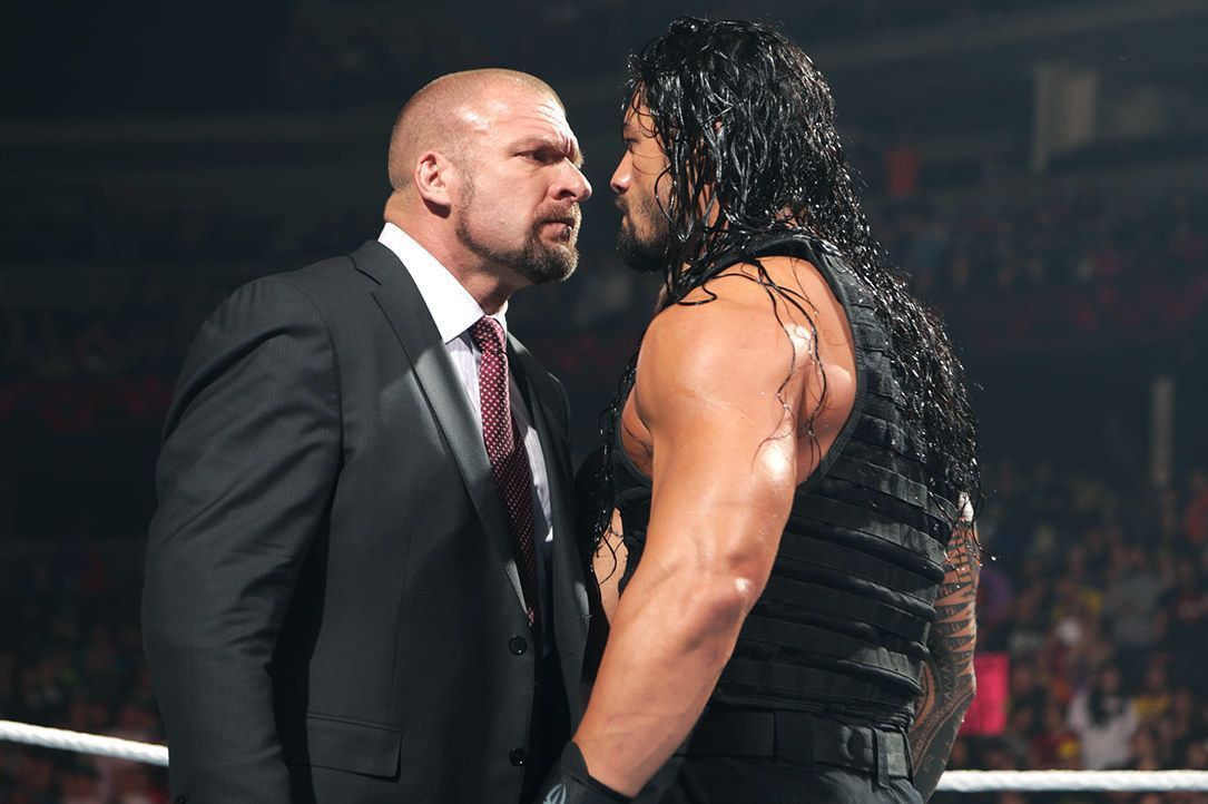 Triple H and Roman Reigns on WWE RAW.