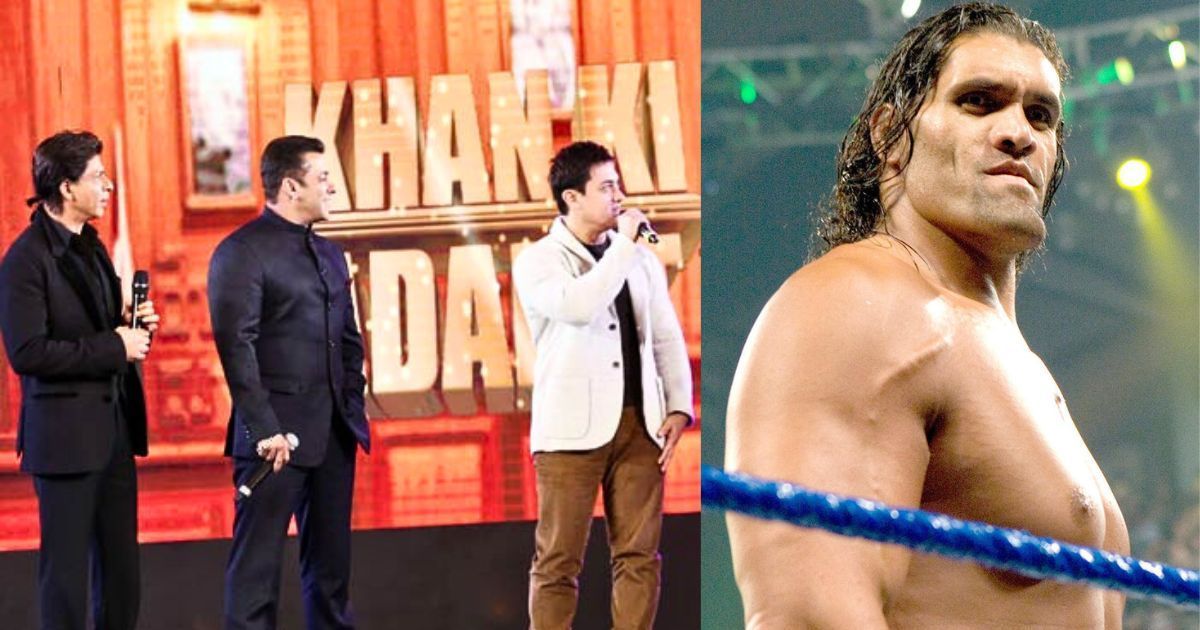 Shah Rukh Khan, Salman Khan, Aamir Khan, and The Great Khali.