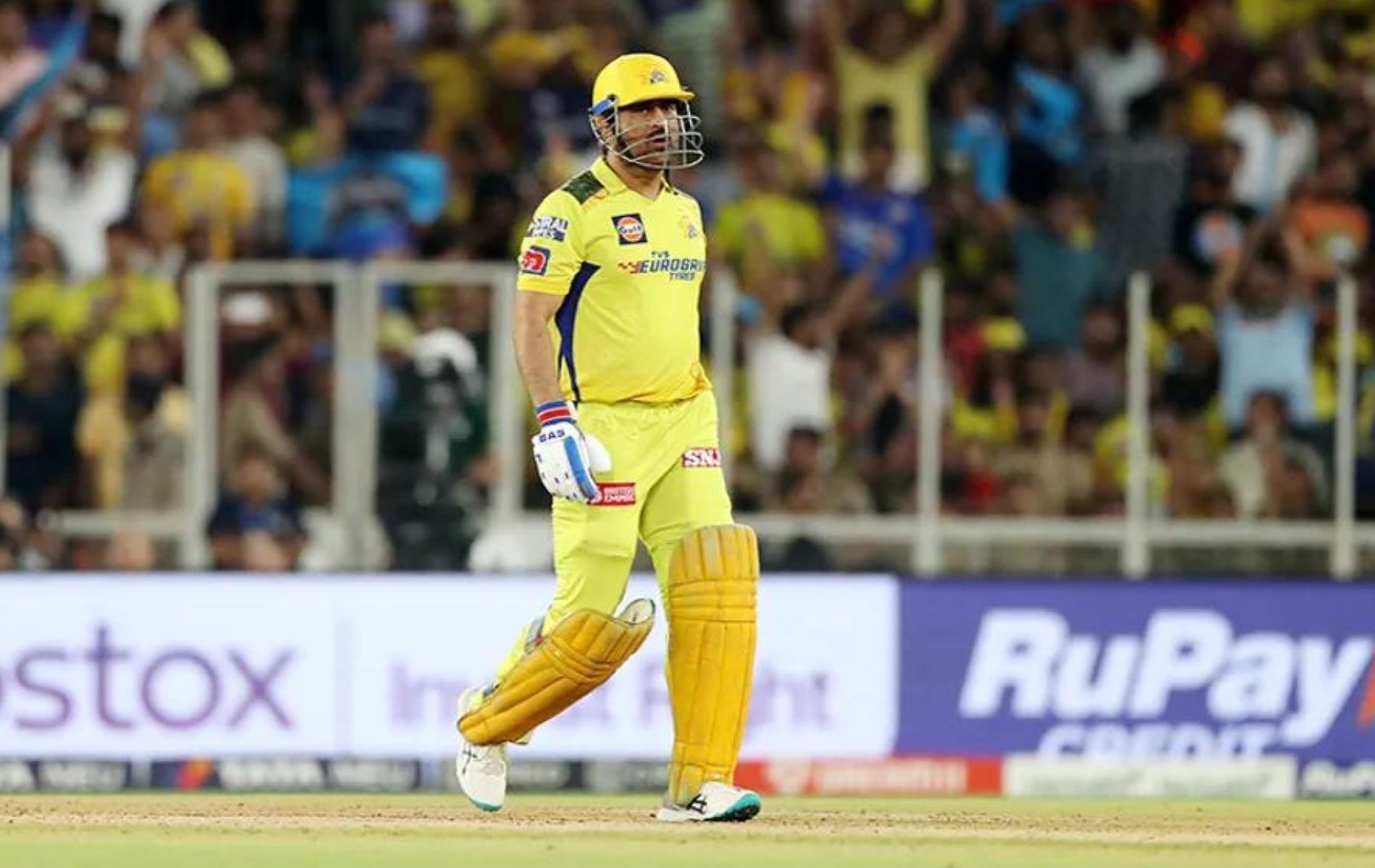 MS Dhoni was out for a first-ball duck. (Pic: IPLT20.com)