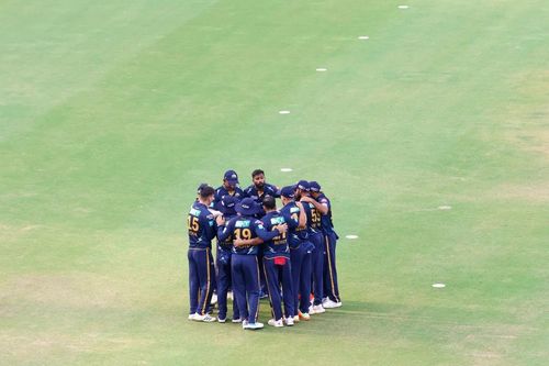 Gujarat Titans at the Ekana Cricket Stadium in Lucknow [IPLT20]