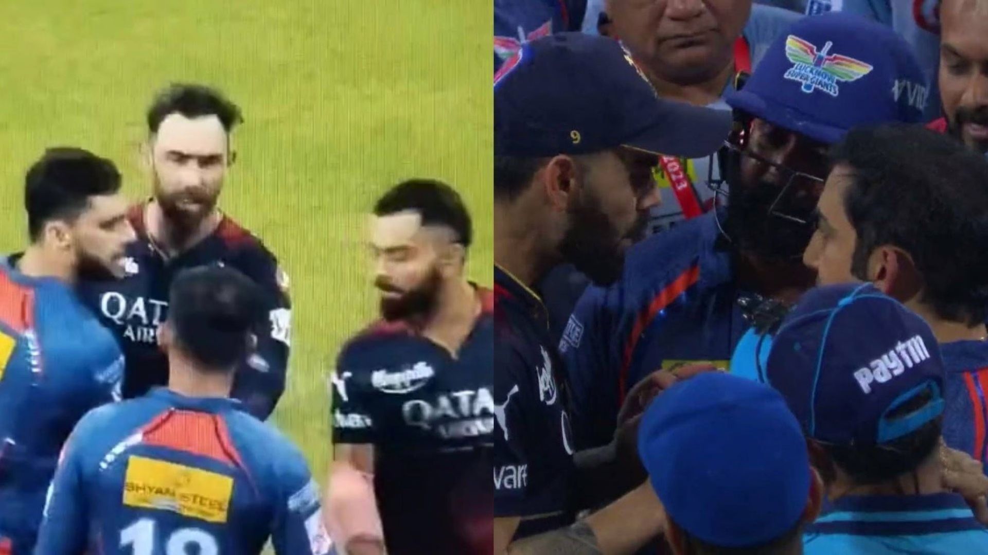 Ugly scenes were seen after the RCB-LSG clash. [P/C: iplt20.com]