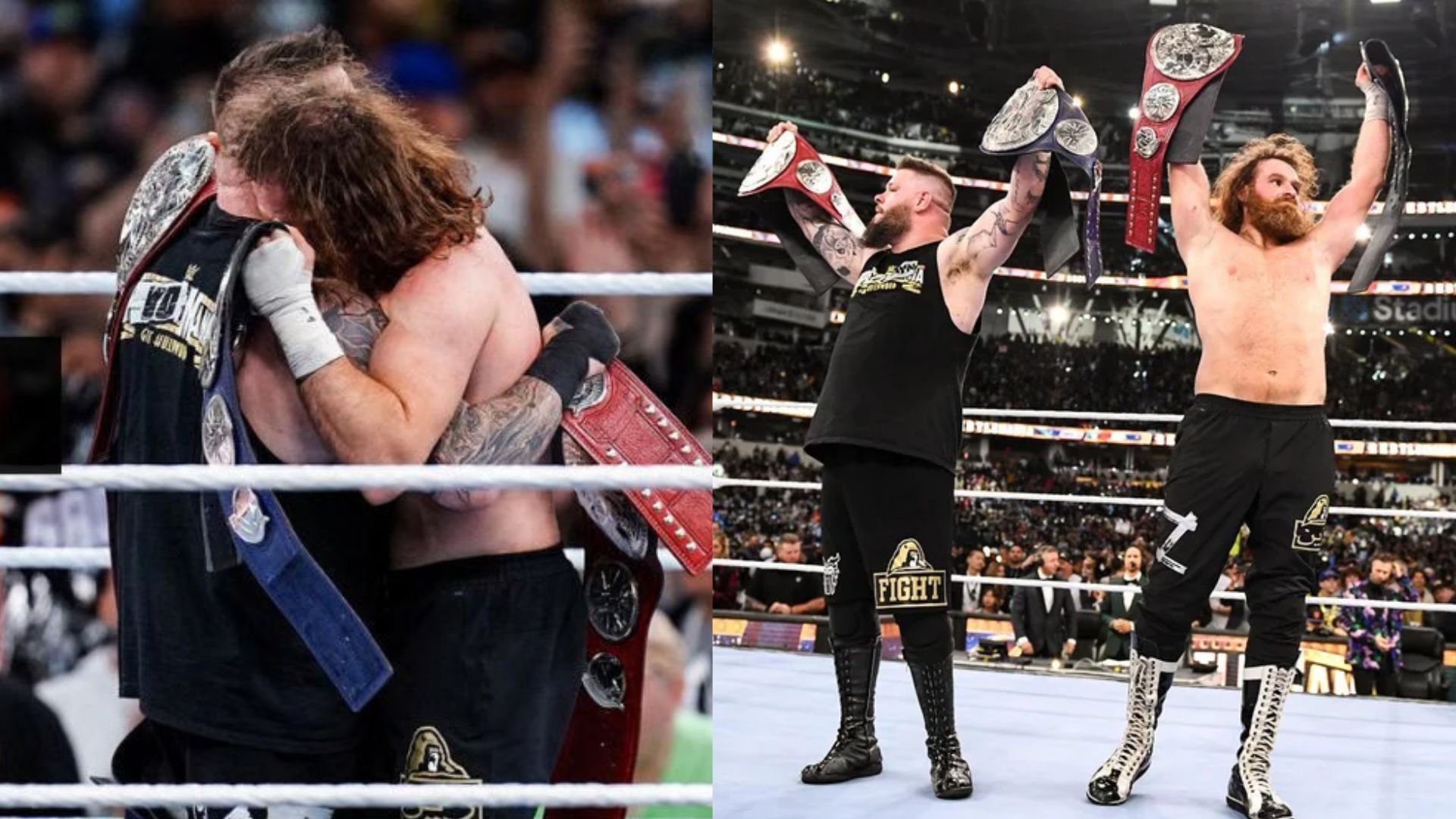 Sami Zayn and Kevin Owens have been Undisputed WWE Tag Team Champions since WrestleMania 39