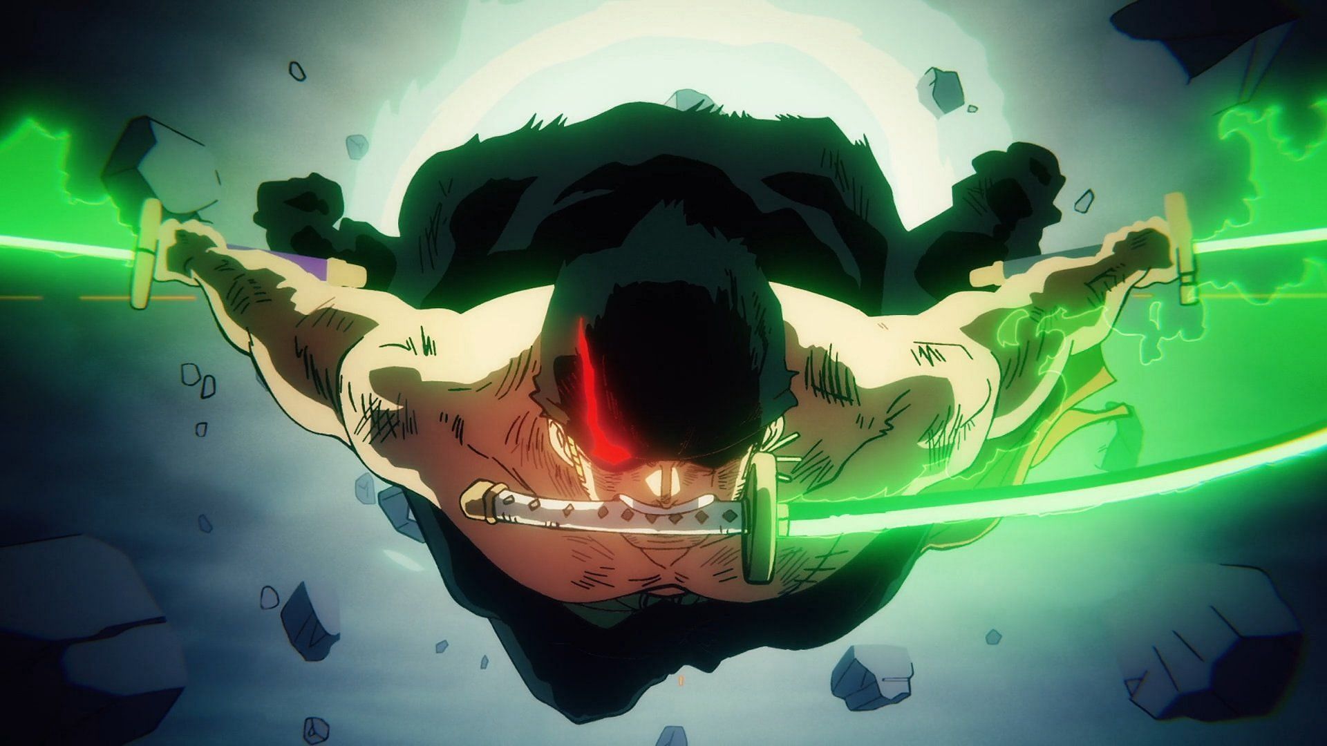 Zoro as seen in One Piece episode 1062 (Image via Toei Animation)