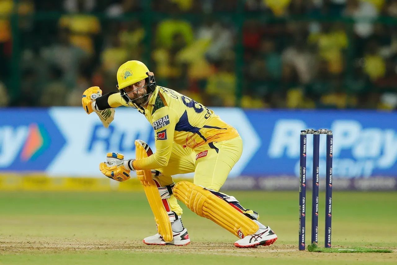 Devon Conway is CSK&#039;s top run-getter in IPL 2023 thus far. [P/C: iplt20.com]