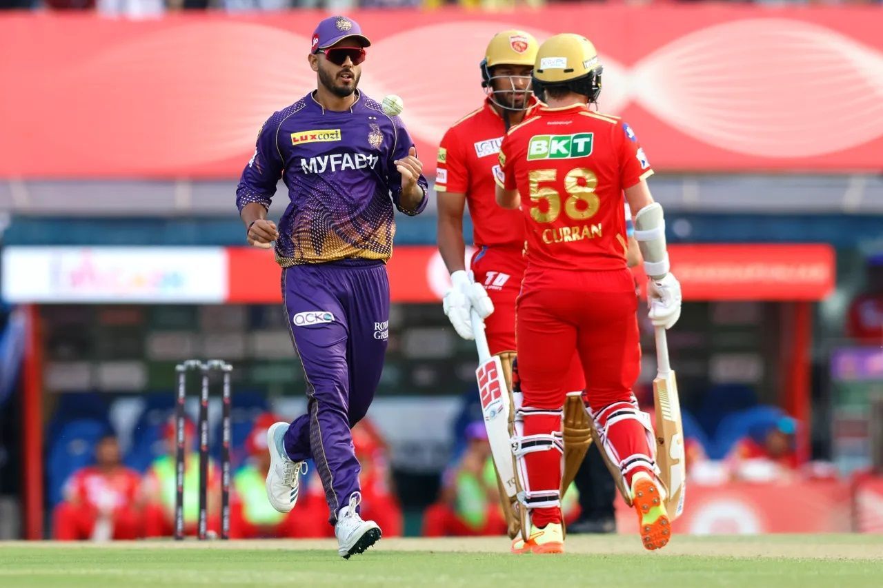 Punjab Kings beat KKR by seven runs via the DLS method in the reverse fixture between the two sides. [P/C: iplt20.com]