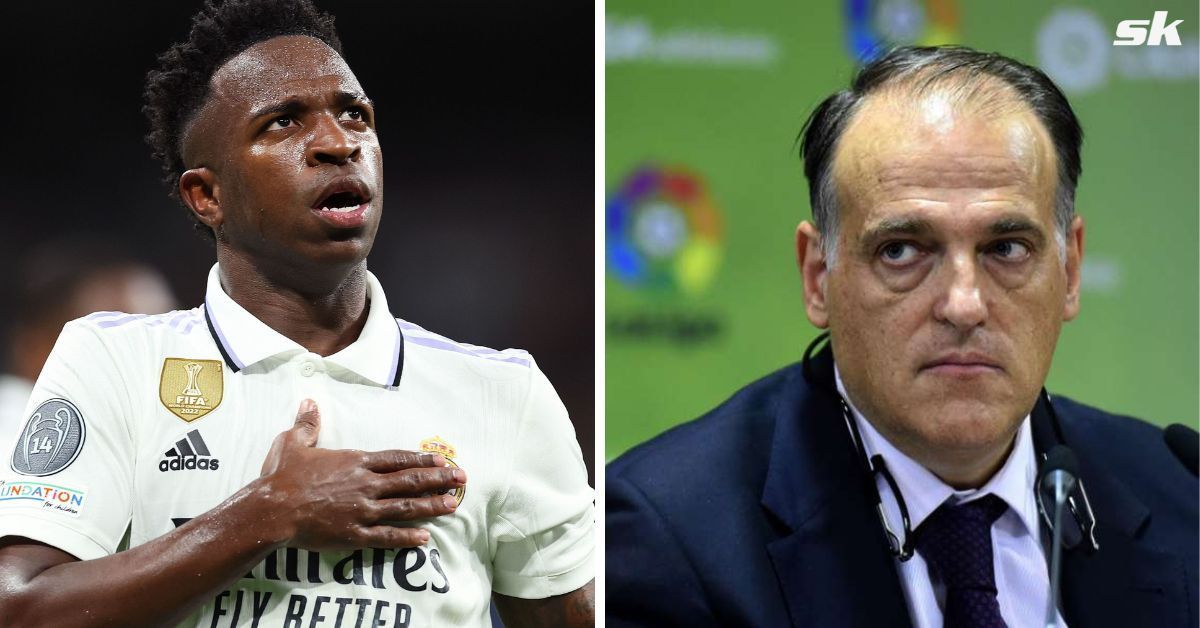 La Liga president Javier Tebas has lauded Vinicius Junior.