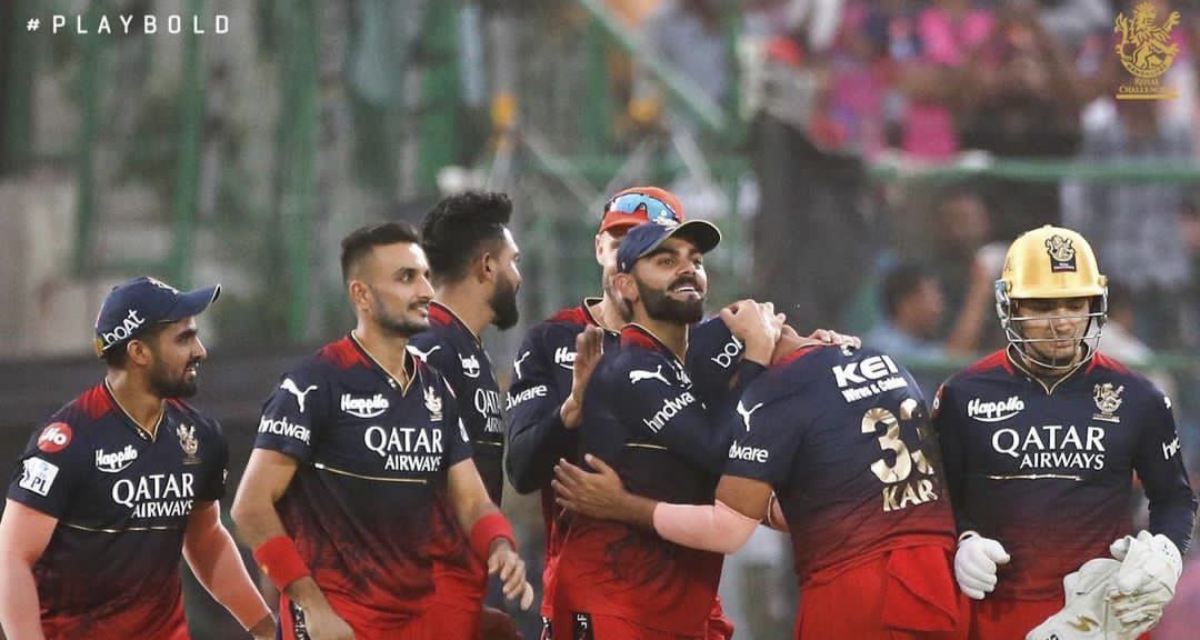 RCB bowled-out RR for 59 yesterday. [Pic Credit - RCB]