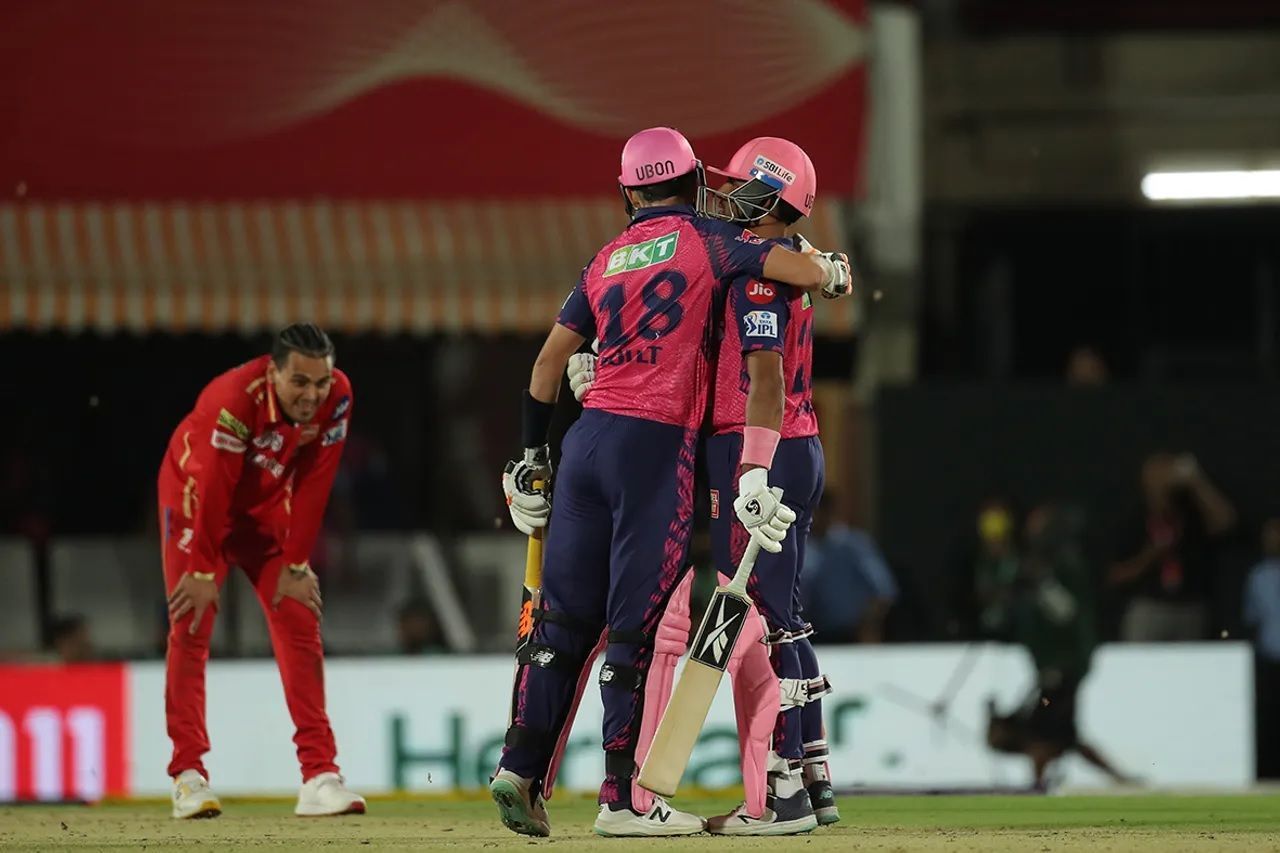 The Rajasthan Royals scored the winning runs off the fourth delivery of the 20th over. [P/C: iplt20.com]