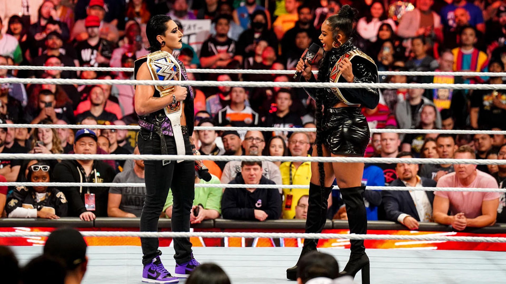 Ripley and Belair had a confrontation on RAW after WrestleMania 39.