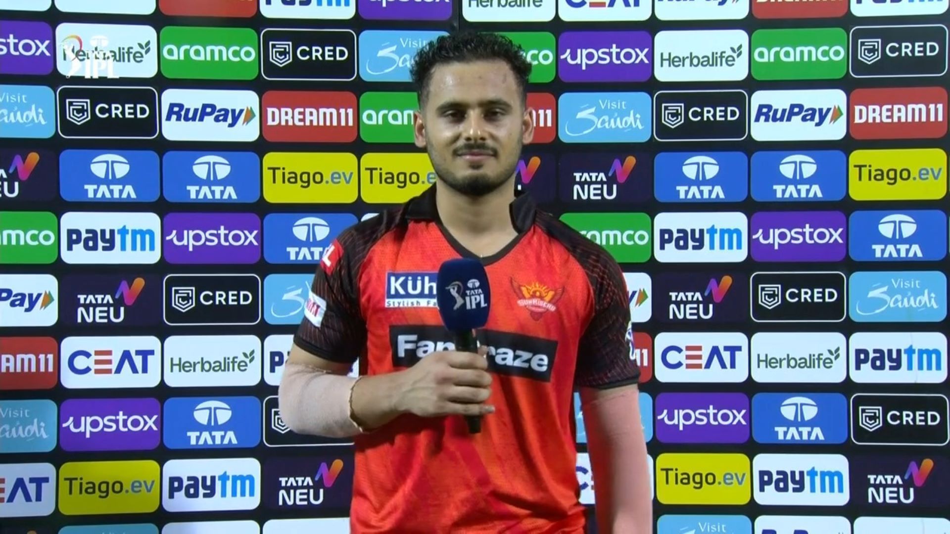 Abdul Samad was relieved to help SRH get over the line after the disappointing end against KKR.