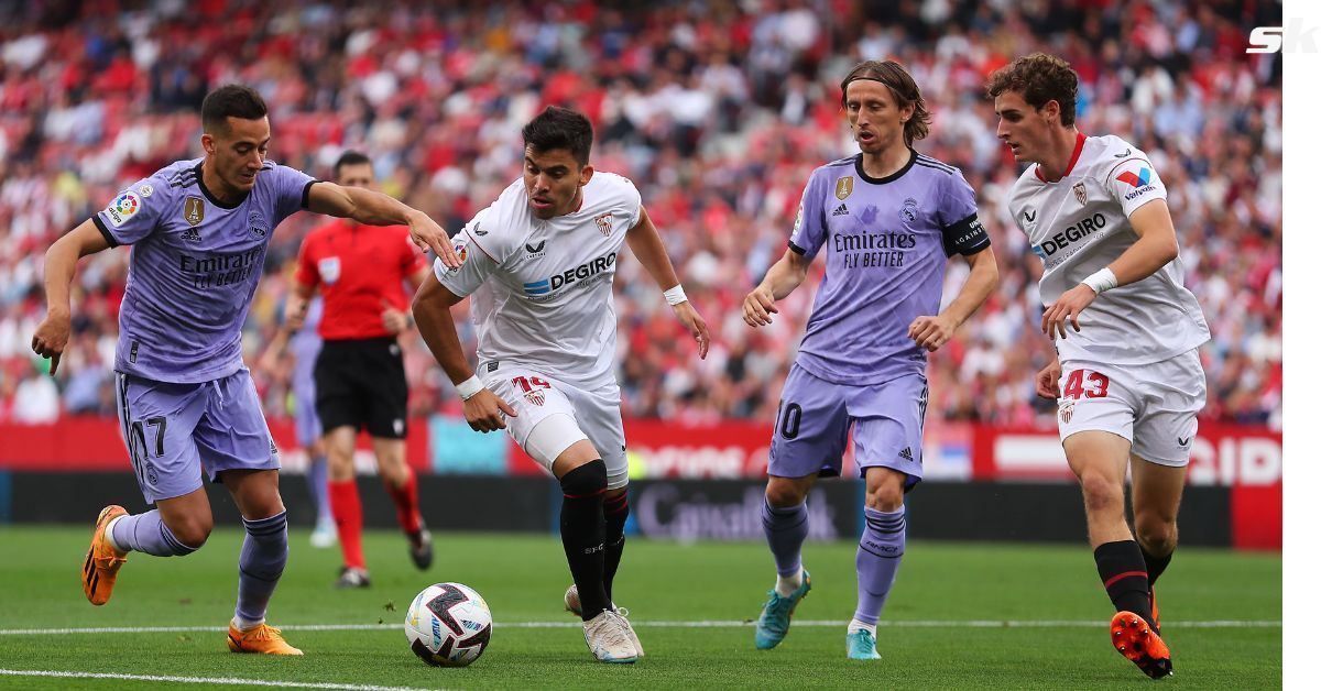 Real Madrid defeated Sevilla in La Liga