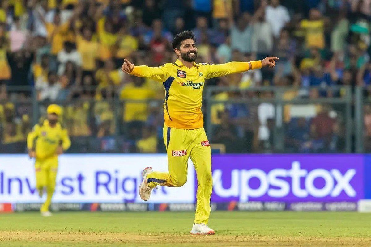 Ravindra Jadeja celebrating vs MI [IPLT20]