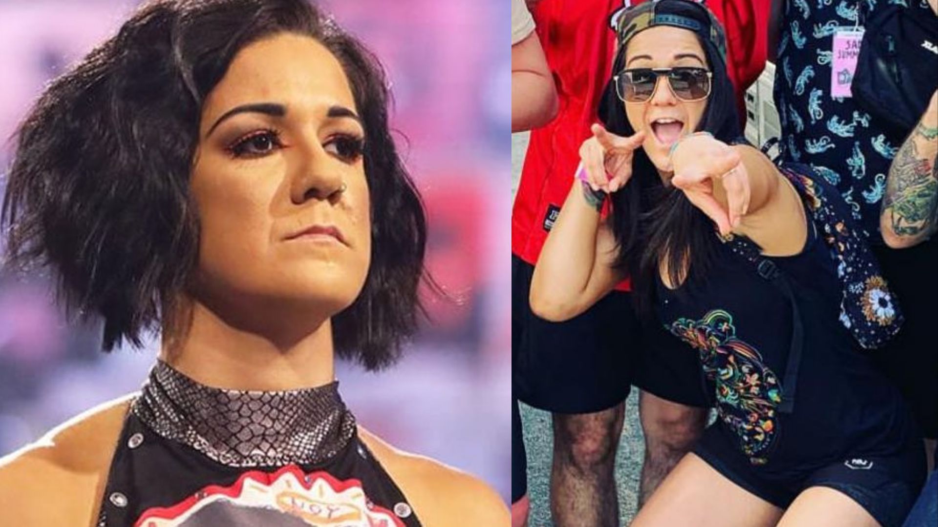 Bayley might have had a different look