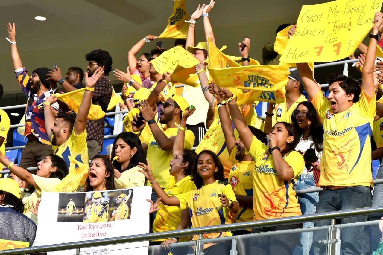 The CSK skipper has been nursing a knee injury, but hasn’t disappointed his fans and has turned out in every match the team has featured in. (Pic: iplt20.com)