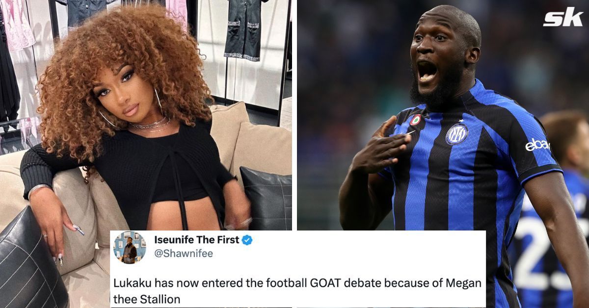 Fans react hilariously as Romelu Lukaku is spotted hanging out with Megan Thee Stallion