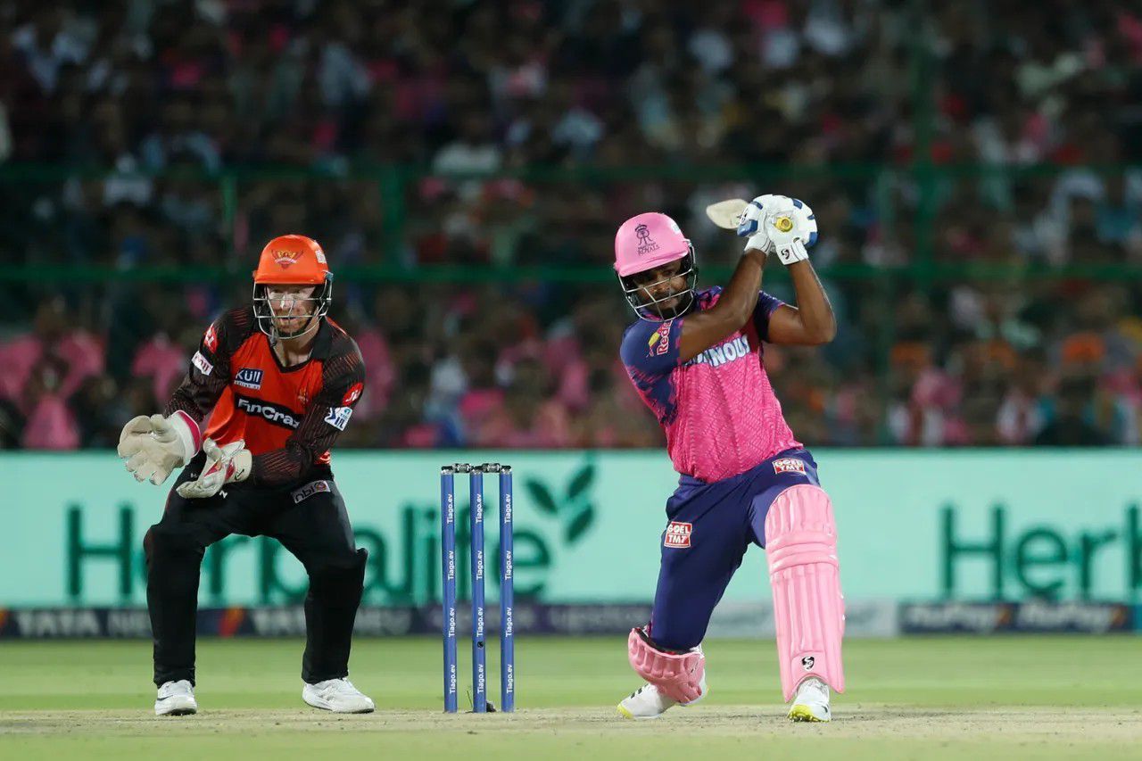 Sanju Samson in action vs SRH [IPLT20]