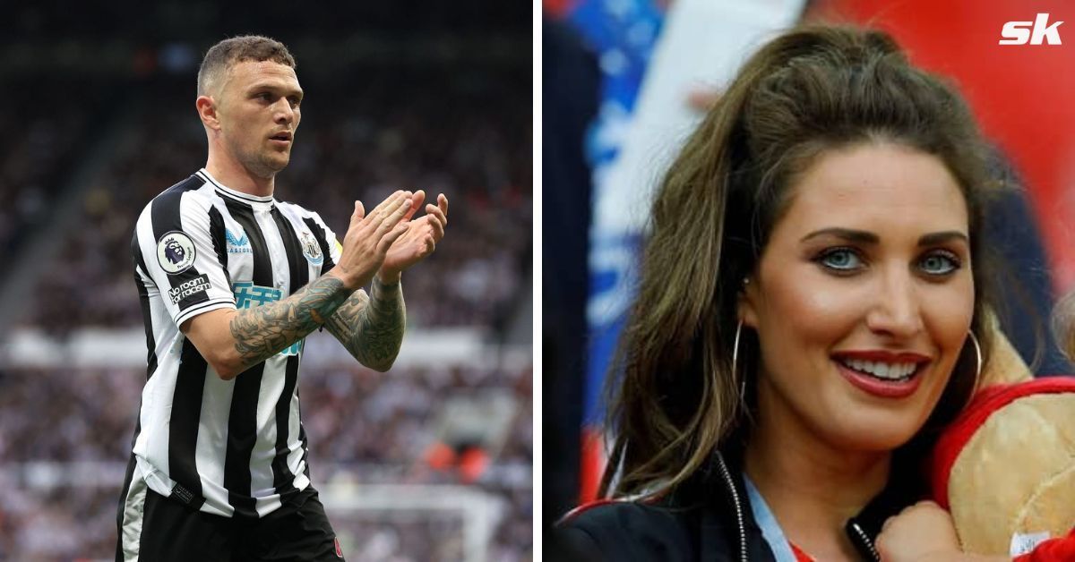 Newcastle star Kieran Trippier with wife Charlotte