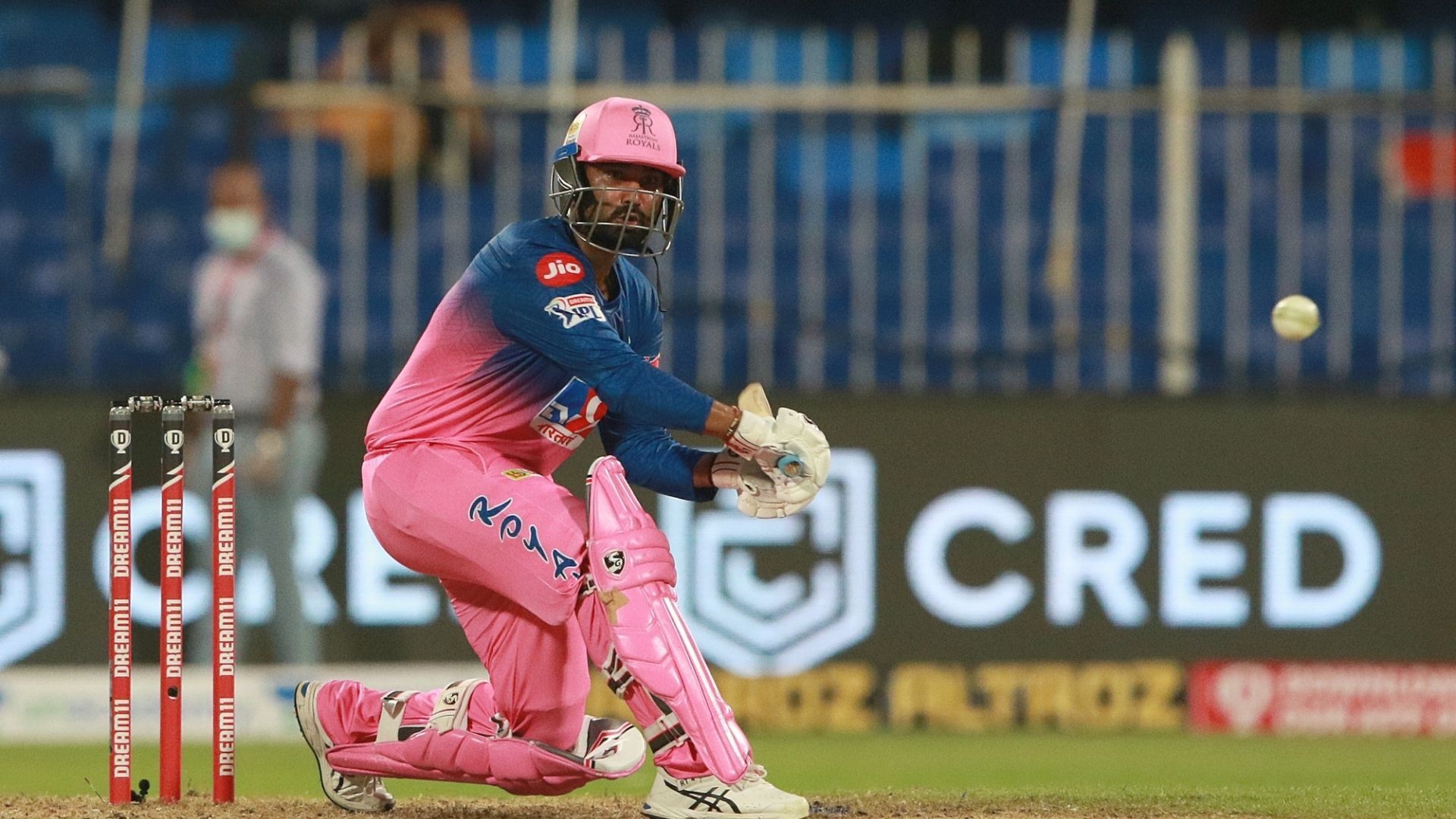 Tewatia during his match-winning knock for the Rajasthan Royals back in 2020.