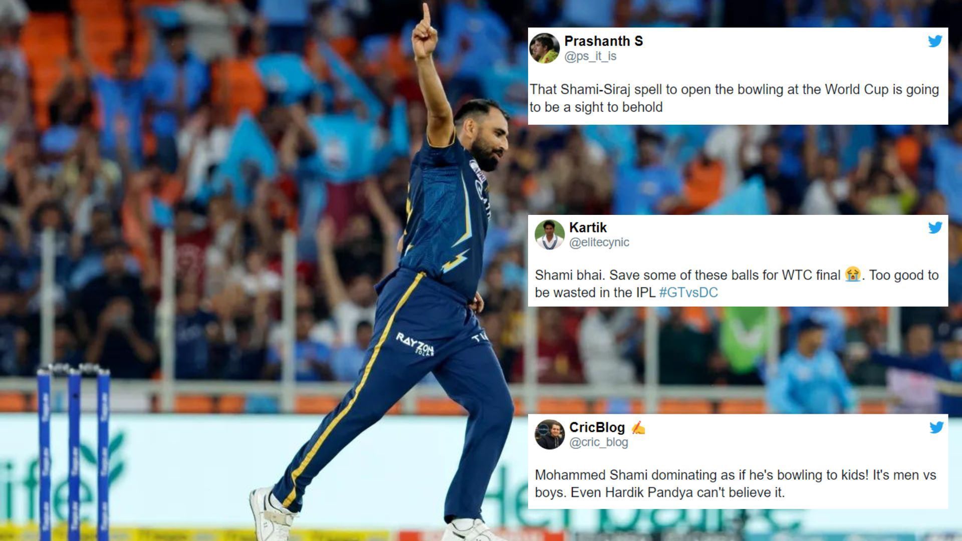 Fans were just in awe of Mohammed Shami