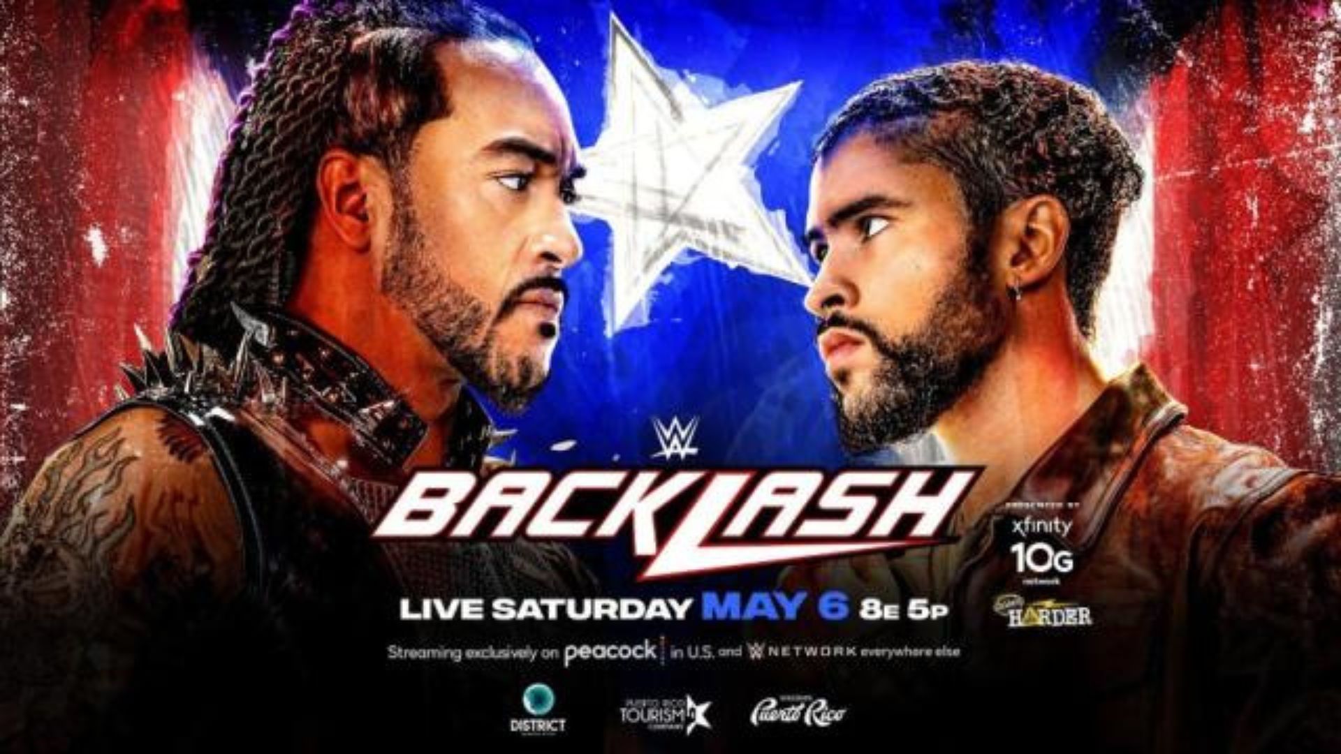 Bad Bunny is involved in one of the Double Main Event for WWE Backlash