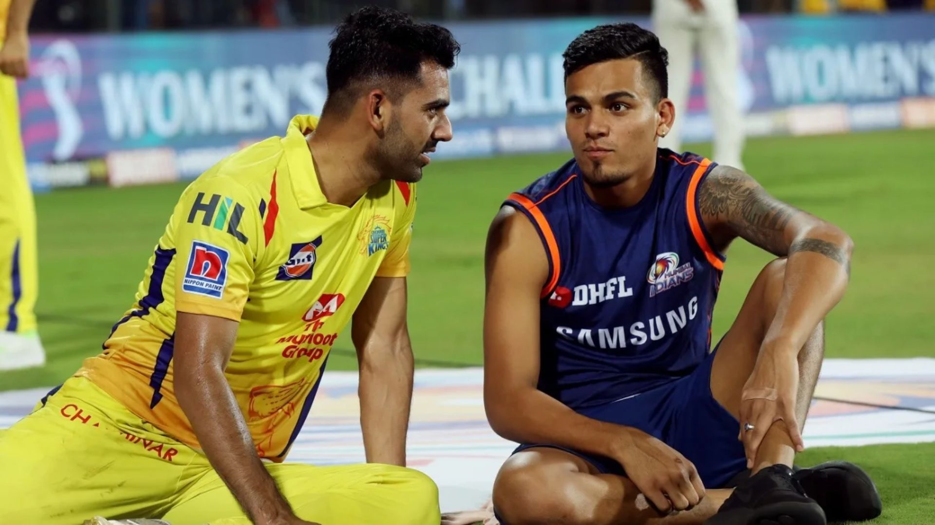 Deepak Chahar (L) and Rahul Chahar (P.C.:Twitter)