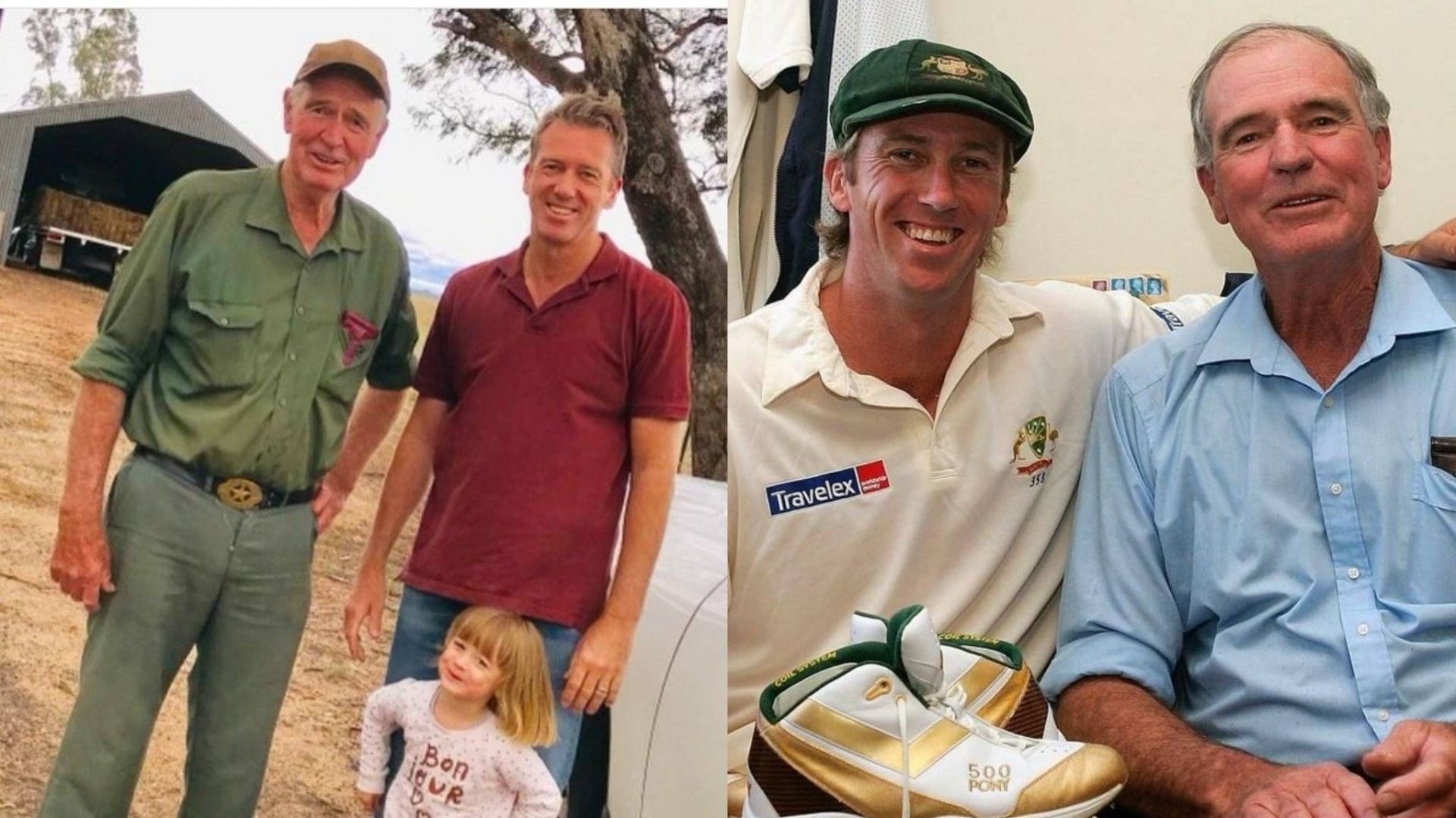 Glenn McGrath was very close to his father (Image: Instagram)