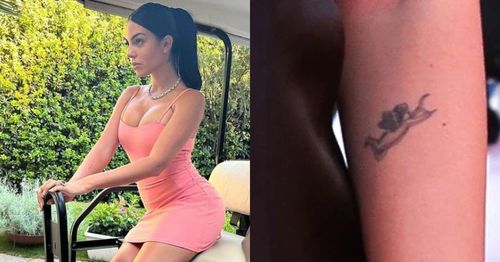 Georgina's Angel tattoo (Credits: Daily Mail)