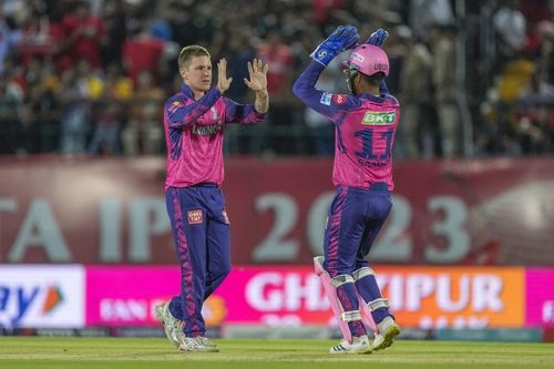 Adam Zampa alongside Sanju Samson [IPLT20]