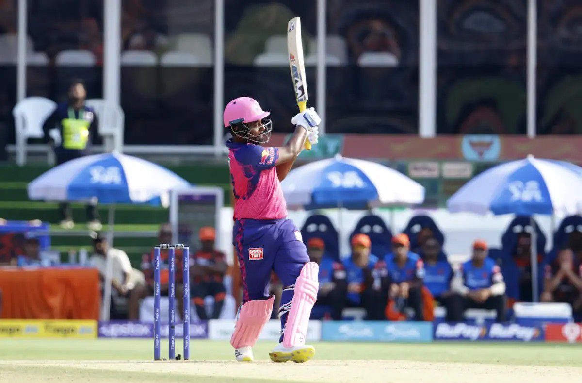 Sanju Samson in action for RR [IPLT20]