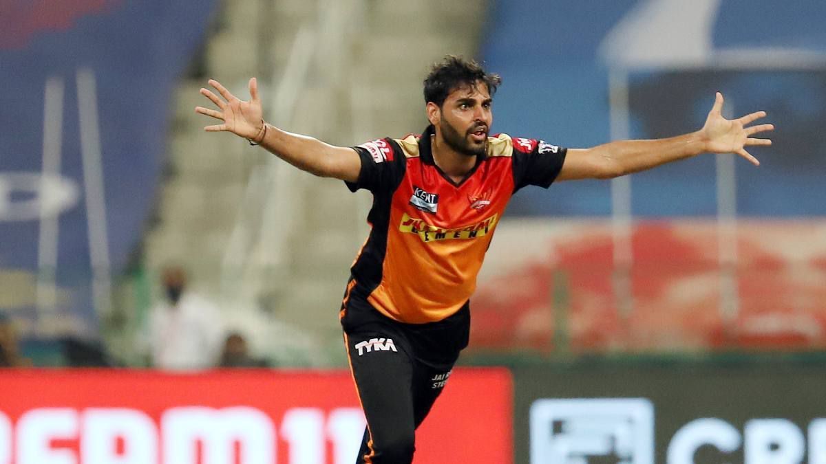 Bhuvneshwar Kumar appealing for SRH [IPLT20]