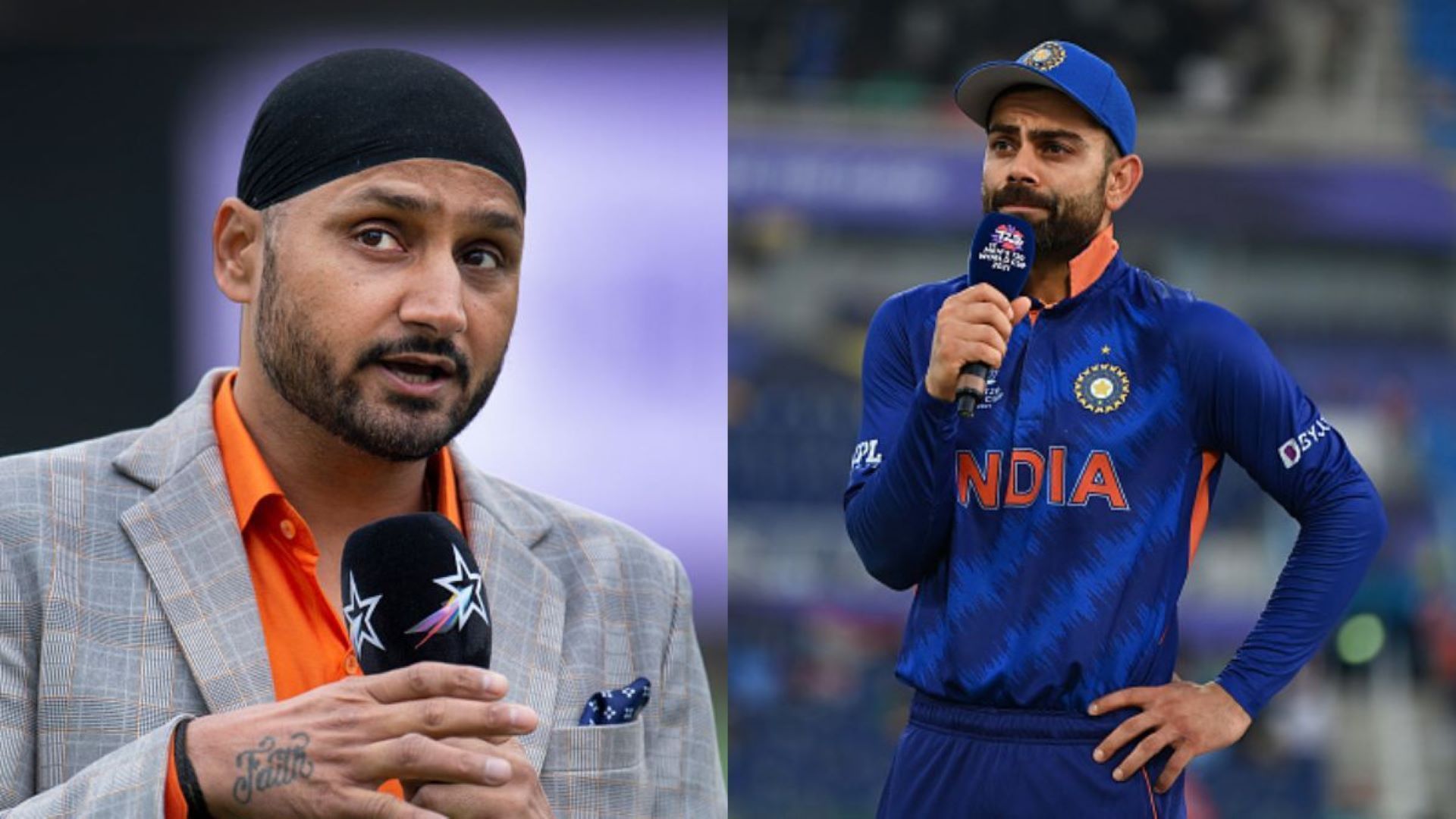 Harbhajan Singh played with Virat Kohli for India in the early stages of his career