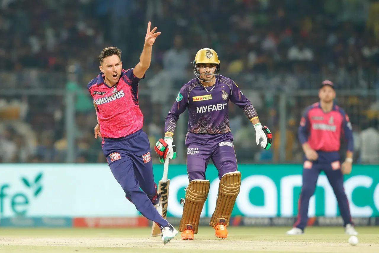 Rajasthan Royals left-arm seamer Trent Boult. (Pic: iplt20.com)