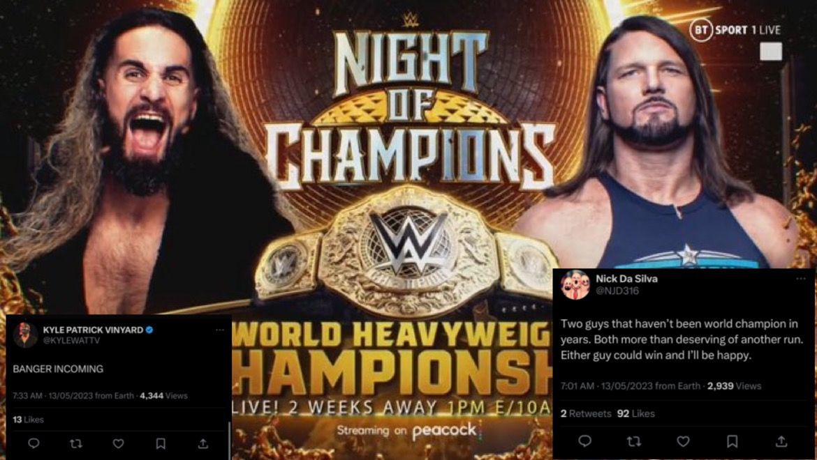 Seth Rollins vs AJ Styles at Night of Champions