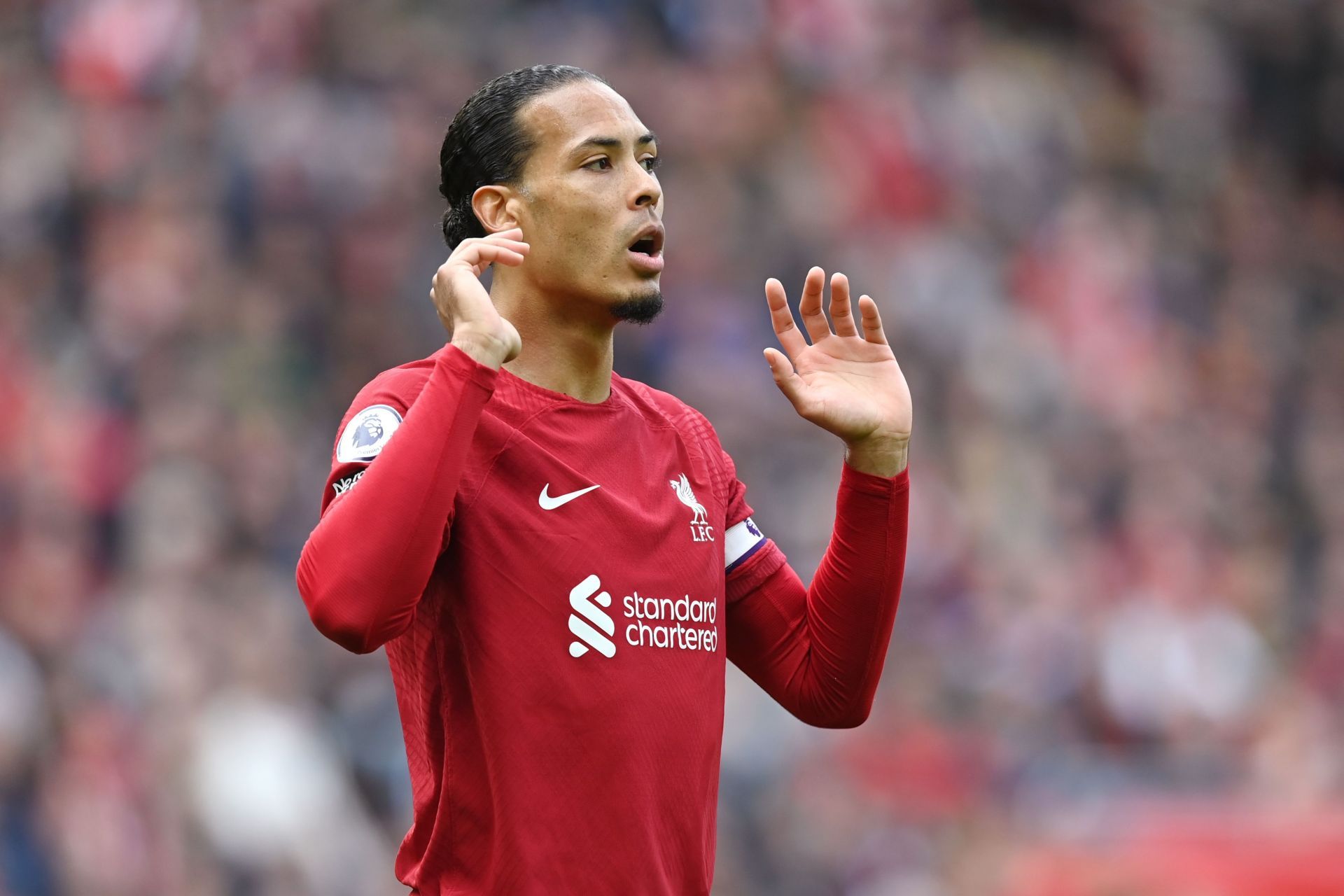 Vrgil Van Dijk is one of the highest scoring defenders in the Premier League this term