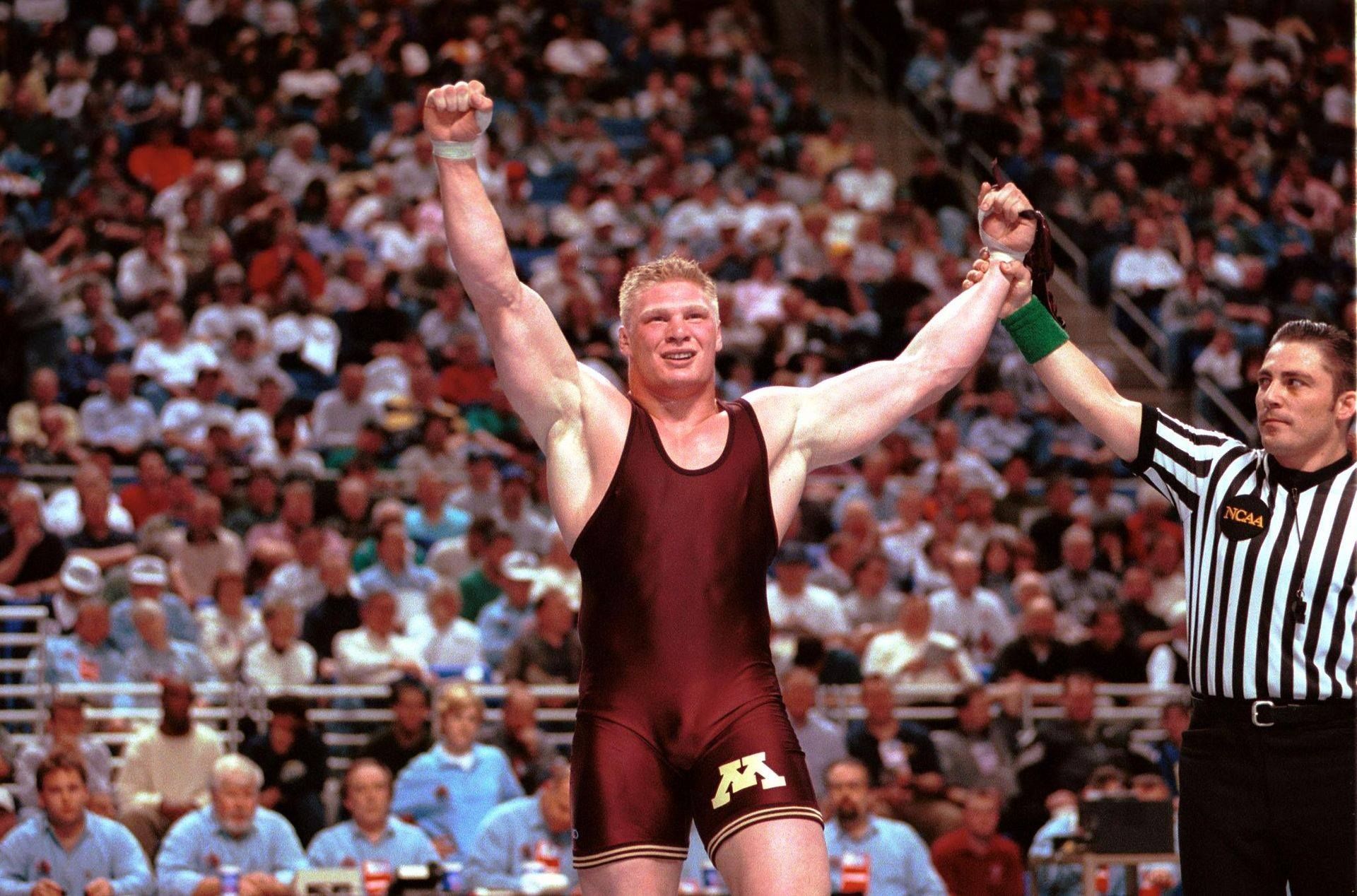 Brock Lesnar lost the 1999 NCAA Division I Heavyweight Championship