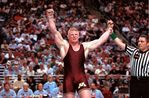 Brock Lesnar lost the 1999 NCAA Division I Heavyweight Championship