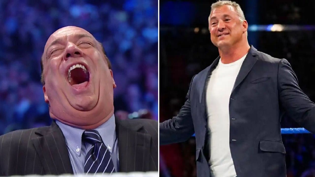 Paul Heyman (left); Shane McMahon (right)