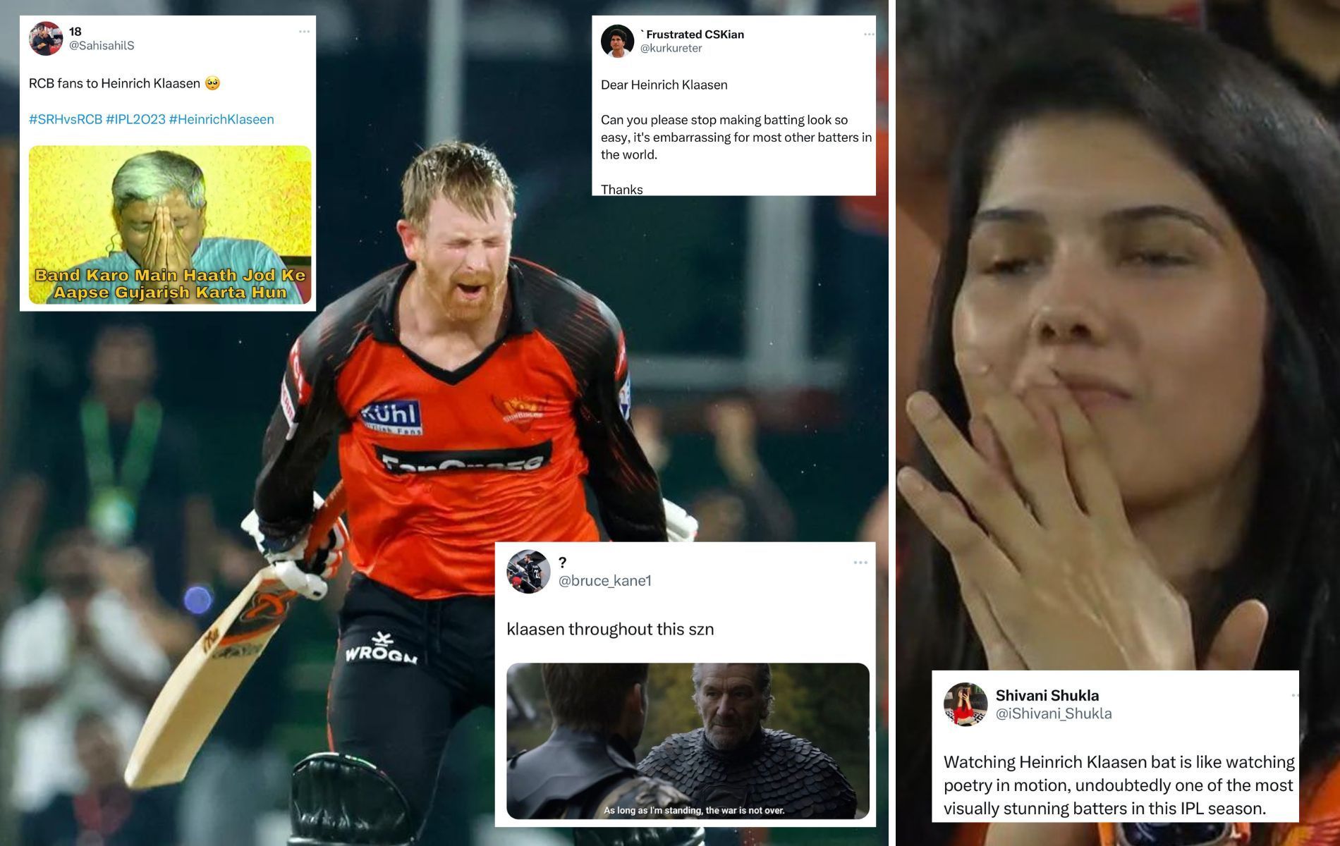 Heinrich Klaasen has been in tremendous form this season. (Pics: IPLT20.com/ Jio Cinema) 